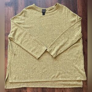 Clara Sun Woo Lightweight Sweater in Light Olive
